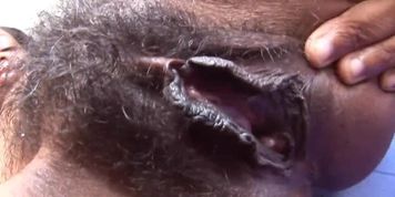 Ebony girl masturbating herself