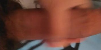 Jerking off to my step Sister, her fault for coming in while I shower