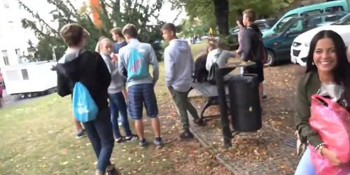 Threesome Sex on Public (Couple With)