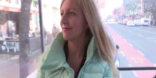 Blonde Pounded Rough In Box Truck