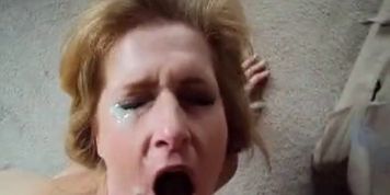 Wife fucks and takes big facial
