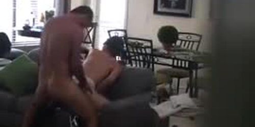 spying on housemate caught fucking