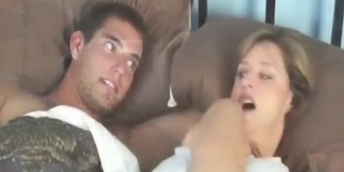 Sharing bed with lonely milf on business trip