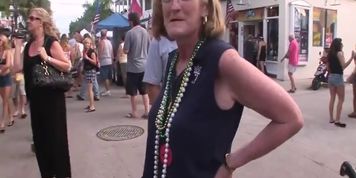 Flashing At Daytime Street Party (Deauxma)