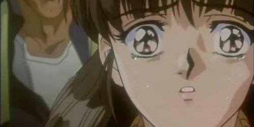 Tied hentai gets a hard screw