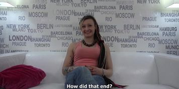 Czech Casting - Seducing the Goth Brunette, Eva