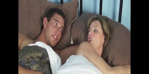 Mature and boy hotel