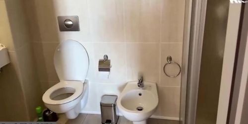 Unplanned sex in a hotel room between stepson and his stepmother