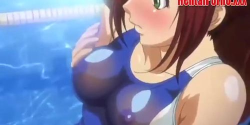 Ensen?a?ndole a nadar a su amiga tetona i www HentaiPorno xxx