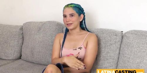 Super Tight Latina Hard Anal Pounded & Ass To Mouth In Fake Audition (Min Galilea)