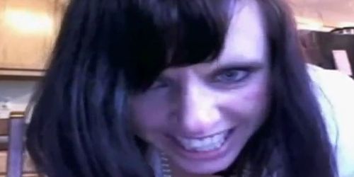 Horny wife orders pizza _Hidden Cam/ No sex_