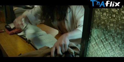 Michelle Rodriguez Breasts, Prosthetic Scene in The Assignment