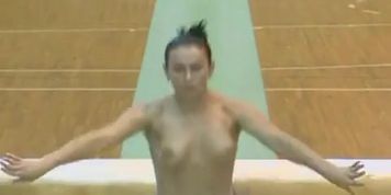 Lavinia Milosovici Breasts, Thong Scene in Gold Bird