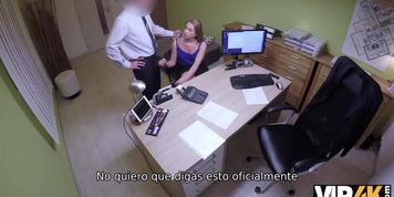 VIP4K. Hot girl is in big trouble&comma; why is Nata having sex with a stranger&quest;