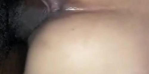 My Asian girlfriend riding my cock nice and easy