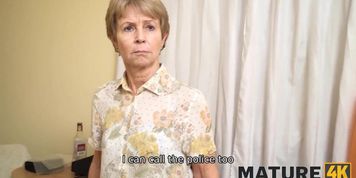 MATURE4K. Stud notices maid and lures mature woman into spontaneous sex