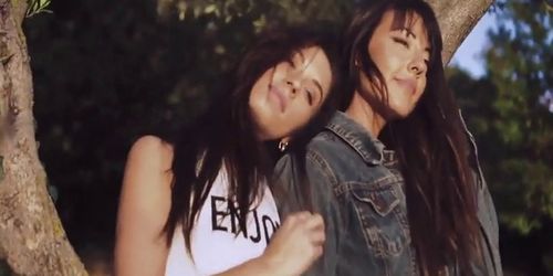 Watch two stunning naked lesbians eat pussy in a hot outdoor 69 (Lorena Garcia)