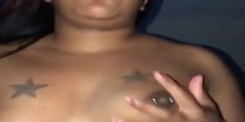 Latina mother riding