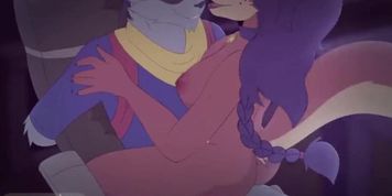 Sly Cooper Fucks Carmelita Fox! [Straight Yiff Hardcore Creampie]