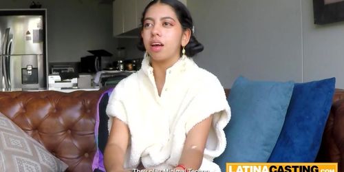 Tiny i8 Year Old Latina Amateur IMPALED Anal in Fake Ass To Mouth Audition (Steven Hard)