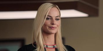 Margot Robbie crotch - 'Bombshell' - flash, audition, legs, upskirt, panties