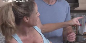 stepmother fucked daddy fights the situation