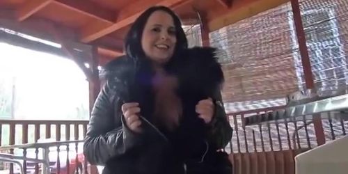 UK-Flashers - Chubby Sarah Janes Public Masturbation