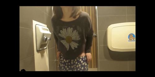Bathroom masturbation