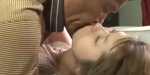 Japanese Cheating Wife with Father in law