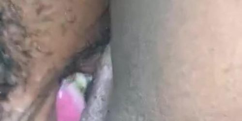 SkinnyMini riding girlfriend face while I eat her fat pussy..