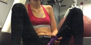 Gym orgasm