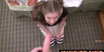 Coaching Step Daughter On Sucking Dick