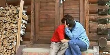 Amateur Russian mature mom and boy