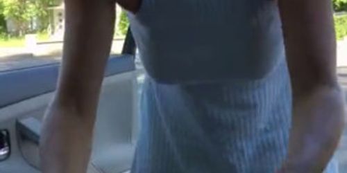 Pussy Tit Flash Hot Wife Changing in Public