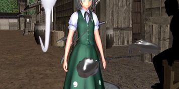 (MMD no dance) Everyone getting naughty in a stopped world and Sakuya?Time Stop?(Made by kojirou)