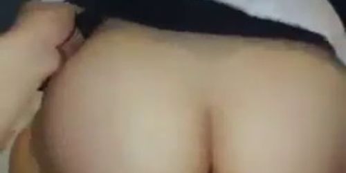 Riding on a cock