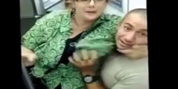 Horny Granny on the Subway crankcamscom