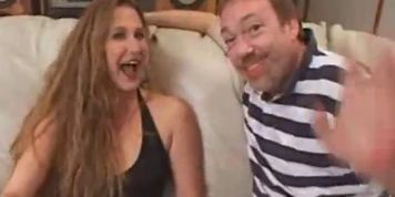 Surprise Anniversary Creampie Video for Cuckold Husband