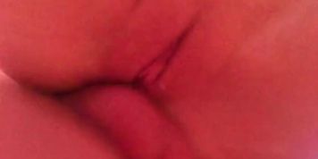 Cum in ass of my gf