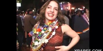 Mardi-Gras Boobs Flashing X-Rares