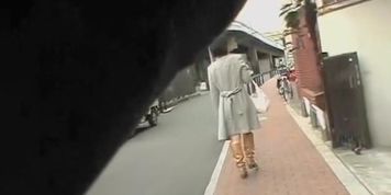 Cute oriental girl getting truly surprised during instant sharking encounter