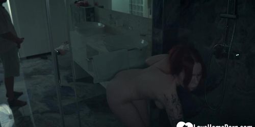 LOVEHOMEPORN - Spying on my stepmom before fucking her