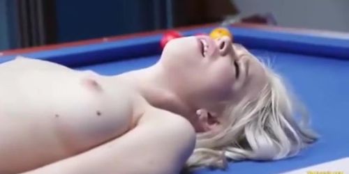 Amwf Arteya Dee Russian Kara Stone Usa Woman Blonde Small Tits Tattooed Bitch Call Girl Pornstar Came For Billiard Room Interra (East European)
