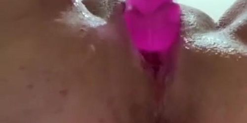 Playing with my pink pussy