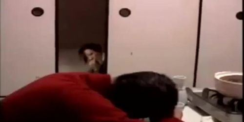 Japanese wife and neighbour husband sleeping
