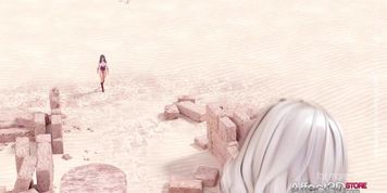 Big boobs superhero futa babes having sex in desert in a ed animation