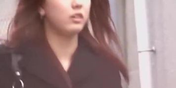 Real Asian beauty got her white panty spied (Pretty Little)
