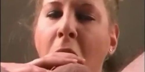 Close up POV blowjob milf cim facial bukkake