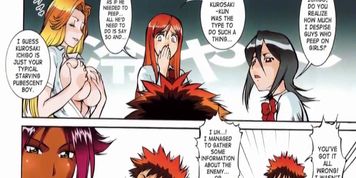 Ichigo batard chanceux Orihime / Rukia / Yoruichi harem, gangbang