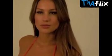 Carolina Ardohain Breasts, Bikini Scene in Hombre Magazine Argentina